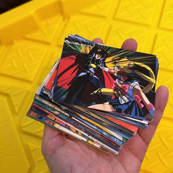 Stack of Sailor Moon Trading Cards from the late 1990s-2000s - Picture 5 of 5